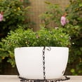 thumbnail image 1 of Coofit Planteur Suspendu en Résine Décorative Panier Suspendu Pot de Fleurs pour Balcon, 1 of 10