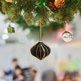 thumbnail image 3 of Christmas Decorations Trees Hanging Ornaments 7 PCS,Xmas Trees Large Handmade Black Christmas Balls Hanging Pendant,Shatterproof Foam Christmas Painted Balls,Home Party Decorations,Holiday Decor, 3 of 8