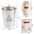 thumbnail image 3 of Juego de 4 tazas con bolsa de almacenamiento (blancas) Con bolsa de almacenamiento (blancas), 3 of 5