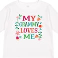 thumbnail image 4 of Inktastic My Grammy Loves Me Girls Apparel Girls Long Sleeve Toddler T-Shirt, 4 of 5