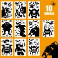 thumbnail image 3 of 1 juego de pegatinas de Halloween para ventana, puerta, pared, decoración festiva para fiestas (10 unidades). Sywqhk Arte deco, 3 of 7