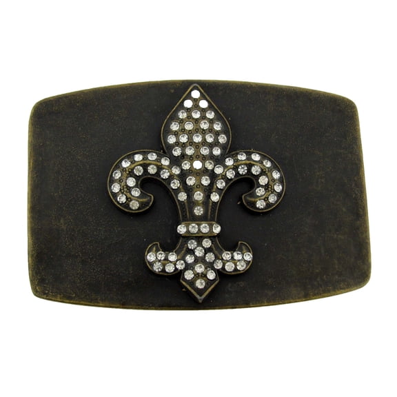 Fleur De Lis Belt Buckle French Lily Flower New Style Fashion Metal Costume