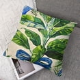 thumbnail image 7 of BANET Set of 2, Short Plush Leaves Pillow Cover for Home, Sofa, , . 12x12in, 7 of 7