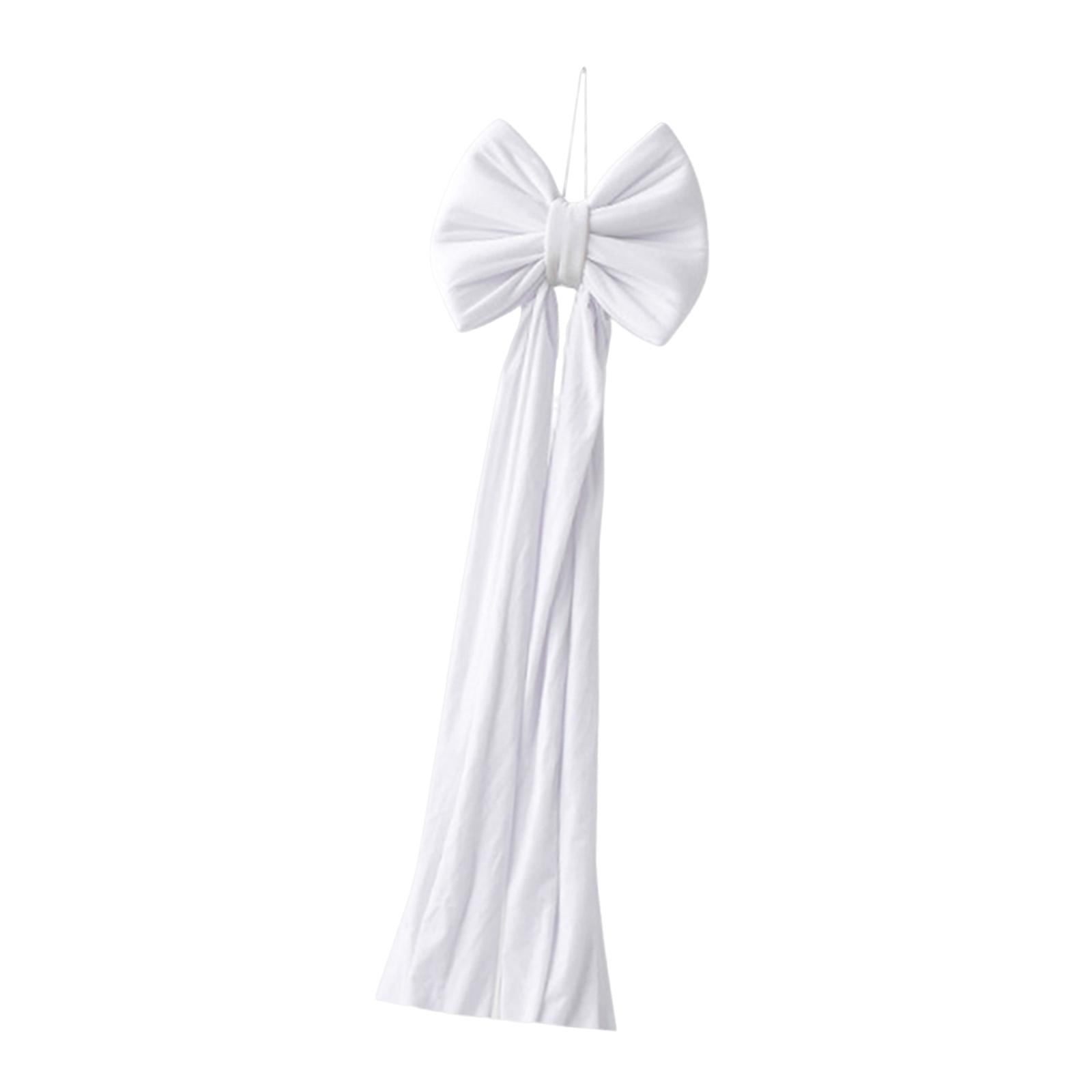 Tree Topper Bow Giant Velvet Christmas Bow Extra Large Size for Outdoor Pillar Home Room Ornament