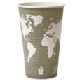 thumbnail image 2 of Eco-Products World Art Hot Beverage Cups, 16 Oz, Green, Case of 1,000, 2 of 2