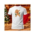 thumbnail image 1 of Playera Con Estampado De Galleta De Gengibre Navidad Color Blanco Talla Mediana Marca Emil SaEs, 1 of 4