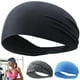 thumbnail image 5 of Diadema Elástica para Hombres Y Mujeres Tocado Transpirable Con Absorción Sudor (negro), 5 of 9
