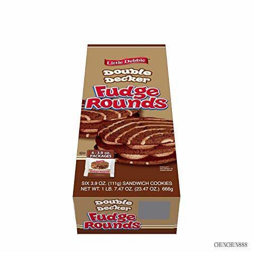 Little Debbie Large Sized Double Decker Rounds, Individually Wrapped