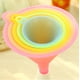 thumbnail image 1 of ¡Oferta! Embudo de cocina Pedty de 5 piezas, de plástico, para líquidos, de colores, grande y variado, para aceite, mediano y pequeño. Ideal para cocina, comedor y bar., 1 of 8