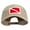 Khaki, variant on Scuba Diver Down Flag Embroidered Big Size Washed Pigment Dyed Cap - Red XL-3XL