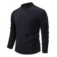 thumbnail image 2 of Danhjin Winter Sweater Tops for Men Casual Fall Turtleneck Warm Pullover Shirts Long Sleeve Comfy Soft Loungewear Outdoor T Shirts Blouses, 2 of 7