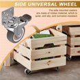 thumbnail image 4 of Side Mount Casters, 2 Inch Furniture Wheels, LShaped Rubber Casters, 4 of 5