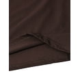 thumbnail image 2 of Ma Croix Men's Crew Neck T-Shirts Solid Short Sleeve Tee (Small, Dark Chocolate), 2 of 5