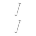 thumbnail image 1 of Youkk Tendeur de Câble en Acier Inoxydable Corps Fermé Fourche Vis Gréement Argent M5 2ensemble, 1 of 6