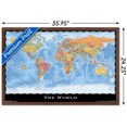 thumbnail image 2 of Map - World Wall Poster, 22.375" x 34", 2 of 4