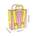 thumbnail image 3 of Unique Bargains Cartoon Backpack Shape Gift Bags 6 Pcs Pink, 3 of 5