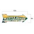 thumbnail image 6 of Arrow Shape Plus Myrtle Beach, South Carolina 12x4" Wall or Door Sign | Stylish Famous US Beach Souvenirs, 6 of 6