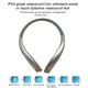 thumbnail image 2 of Auriculares Bluetooth, auriculares deportivos inalámbricos con banda para el cuello con auriculares retráctiles, auriculares estéreo con cancelación de ruido a prueba de sudor con micrófono Fokelyi 2033209-2, 2 of 9