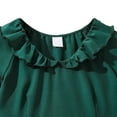 thumbnail image 6 of WOYY Big Girls Dress Ruffle Short Sleeve Dress Solid Casual Dresses, Sizes 8-9Y, 6 of 8