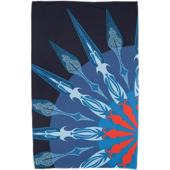 Simply Daisy 30" x 60" Sailor's Delight Geometric Print Beach Towel