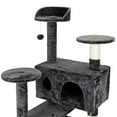 thumbnail image 6 of ZENY 53" Cat Tree Multi-Levels Condos Scratching Post Tower Play House, Dark Gray, 6 of 13