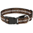 thumbnail image 1 of Buckle-Down Martingale Dog Collar - Snake Skin 3 Grays, 1 of 1