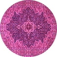 thumbnail image 1 of Ahgly Company Indoor Round Persian Pink Traditional Area Rugs, 8' Round, 1 of 4