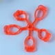 thumbnail image 3 of 2 unidades de ejercitador de dedos de plástico para guitarra (rojo), 3 of 7