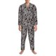 thumbnail image 3 of Fotbe Brown Moose with Pinecones Pijama de Hombre con Estampado de Manga Larga, Conjunto de 2 Piezas, Ropa de Dormir Suave y Cómoda con Bolsillos-X-Large, 3 of 7