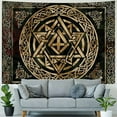 thumbnail image 4 of BCIIG  Nordic Vikings Tapestry, Large  Soft Flannel, Viking Valknut Celtic Rune Scandinavian Aesthetic Mythology Tapestry Wall Hanging for Bedroom Living Room Decor, 4 of 6