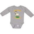 thumbnail image 3 of Inktastic Funny Goat Kid Joke Boys or Girls Long Sleeve Baby Bodysuit, 3 of 5