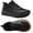 black, variant on OrthoComfoot Men's Orthopedic Trail Hiking Shoes: Comfortable Supportive Shoes for Walking and Everyday Wear