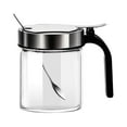 thumbnail image 2 of Glass Seasoning Jar Easy Clean Kitchen Condiment Jar for Cooking BBQ Camping 300ml, 2 of 8
