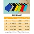 thumbnail image 7 of INNERSY Boys Underwear Stretchy Cotton Soft Boxer Briefs for 6-18 Teen Boys 5 Pack (XL, Rainbow Colors), 7 of 7