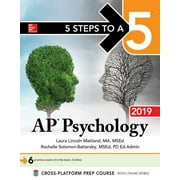 Angle View: 5 Steps to a 5: AP Psychology 2019, Pre-Owned (Paperback)