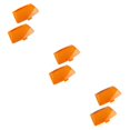 thumbnail image 2 of Transemion 1 Pair Light Lens Cover Guard Mud Tips for Yellow 52x100mm 3Set, 2 of 6