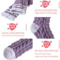 thumbnail image 4 of 6 Pairs Fuzzy Socks Warm Winter Slipper Fluffy Sleep Cozy Comfy Socks for Mens Womens, 4 of 4