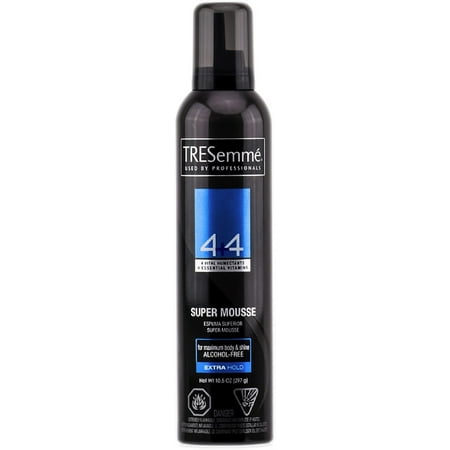 TRESemme 4 + 4 Super Mousse, Extra Hold 10.5 oz (Best Mousse For Thick Hair)