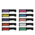 thumbnail image 1 of Appehinglaus Hair Dye Comb and Chalk Kit Washable Temporary Color Styling Tool for Kids Party 10PCS, 1 of 9