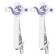 thumbnail image 1 of BRIGHTFUFU 2Set Musical Note Tie Bars Elegant Alloy for Professional Occasions, 1 of 8