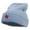 Columbia Blue, variant on Red Start Flag Embroidered Super Stretch Knit Watch Cap Beanie - Navy OSFM