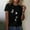 *Black, variant on Holzkary Women's T-Shirts V-Neck Boho Dragonfly Print Graphic Tees Shirts Cute Casual Summer Tops Short Sleeve T Shirt Print Shirt Round Neck Top Lightweight Soft Summer Clothing Clothes Wine M