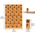 thumbnail image 1 of Dog Poop Waste Bags Eco Friendly Disposable Strong Durable Large Capability Easy Tear for Outdoor WalkingOrange Bone Pattern, 1 of 1