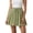 Green, variant on Women’s Cotton Bubble Mini Skirt | High Rise Elastic Waist with Drawstring | Short Balloon Hem Skirt for Summer, Beach, Travel & Brunch
