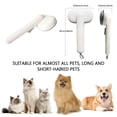 thumbnail image 2 of Pet Cat Comb , One-key Self-Cleaning Slicker Removes Undercoat Dog Brushes Short to Long Hair Suitable Gentle Grooming Cat Brush, 2 of 9
