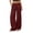 Wine, variant on Hurxie Women's Low Rise Going Out Formal Dress Pants Wide Leg Work Slacks Pants Business Casual Outfits Trousers Green,S