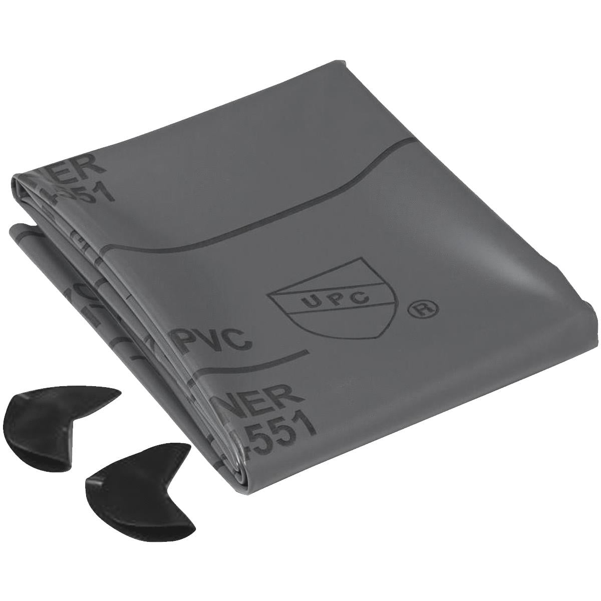 Oatey 5 ft. x 6 ft. 40 mil Gray PVC Shower Pan Liner Kit Walmart