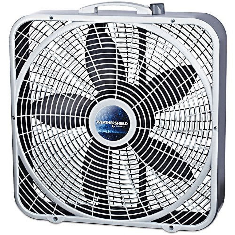 Lasko 20-inch 3- Speed Weather-Shield Performance Box Fan, B20500 -  Walmart.com