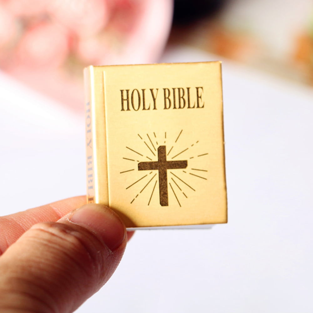 1:12 Dollhouse miniature Black Book Bible Doll Accessoires maison 