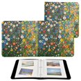 thumbnail image 7 of FORMRS 3 Ring Photo Album 4"x6" Self Adhesive Large Capacity PU Leather Cover, Green Floral Garden, 7 of 7